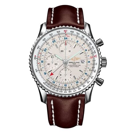 breitling navitimer world leather strap